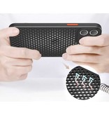 Oppselve iPhone 12 Pro Max - Ultra Slank Hoesje Warmteafvoer Cover Case Zwart