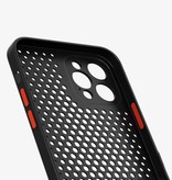 Oppselve iPhone 12 Pro Max - Estuche ultradelgado con disipación de calor Estuche Rojo