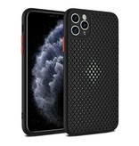 Oppselve iPhone XS - Ultra Slim Case Heat Dissipation Cover Case Black