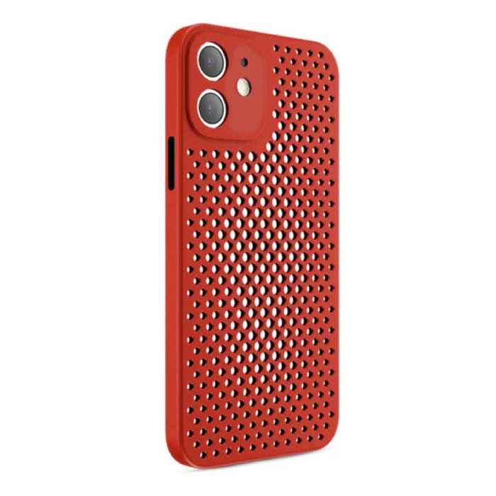 Oppselve iPhone 13 Pro - Coque Ultra Slim Dissipation de la Chaleur Rouge