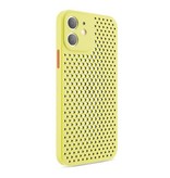 Oppselve iPhone 12 Mini - Ultra Slim Case Heat Dissipation Cover Case Gelb