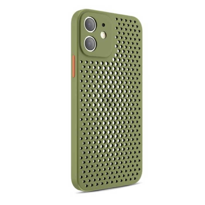 iPhone XS - Ultra Slim Case Heat Dissipation Cover Case Green