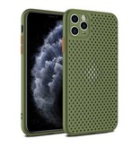 Oppselve iPhone XS - Ultra Slim Case Heat Dissipation Cover Case Grün