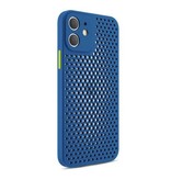Oppselve iPhone XS - Ultra Slank Hoesje Warmteafvoer Cover Case Blauw