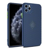 Oppselve iPhone XR - Ultra Slank Hoesje Warmteafvoer Cover Case Blauw