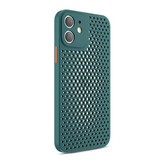 Oppselve iPhone XS - Ultra Slim Case Heat Dissipation Cover Case Dunkelgrün