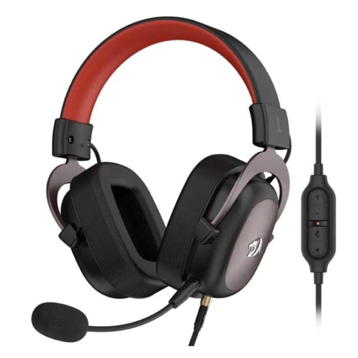 H510 Zeus AUX Gaming Headset - Do PS4/XBOX/PC Dźwięk przestrzenny 7.1 - Słuchawki Słuchawki z mikrofonem Czarny