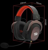 Redragon H510 Zeus AUX Gaming Headset - Do PS4/XBOX/PC Dźwięk przestrzenny 7.1 - Słuchawki Słuchawki z mikrofonem Biały