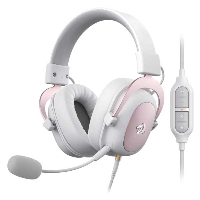 H510 Zeus AUX Gaming Headset - Per PS4/XBOX/PC 7.1 Surround Sound - Cuffie Cuffie con microfono bianco
