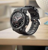 Sanlepus Student Smartwatch dla dzieci — pasek silikonowy 4G Fitness Sportowy zegarek do monitorowania aktywności Android iOS Czarny