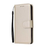 Stuff Certified® iPhone 5 Etui z Klapką Portfel Skóra PU - Etui z Portfelem Złote