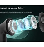 Tronsmart Bezprzewodowe słuchawki do gier Battle — dotykowe słuchawki douszne TWS Bluetooth 5.0 Słuchawki douszne Słuchawki douszne Czarne