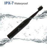 Stuff Certified® Elektrisches Zahnbürsten-Set - 8 Bürstenköpfe - Wasserdichtes Sonic-USB-Ladegerät Pink