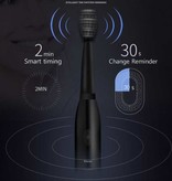 Stuff Certified® Elektrisches Zahnbürsten-Set - 8 Bürstenköpfe - Wasserdichtes Sonic-USB-Ladegerät Pink