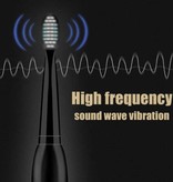 Stuff Certified® Elektrisches Zahnbürsten-Set - 8 Bürstenköpfe - Wasserdichtes Sonic-USB-Ladegerät Pink