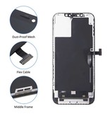 Stuff Certified® Ecran iPhone 12 (Ecran Tactile + OLED + Composants) Qualité AAA+ - Noir + Outils