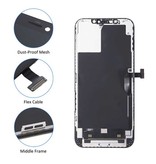 Stuff Certified® Schermo iPhone 12 Pro Max (Touchscreen + OLED + Parti) Qualità AAA+ - Nero + Strumenti