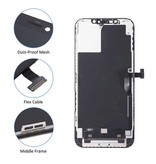 Stuff Certified® Ekran iPhone 12 Mini (ekran dotykowy + OLED + części) Jakość AAA+ — czarny