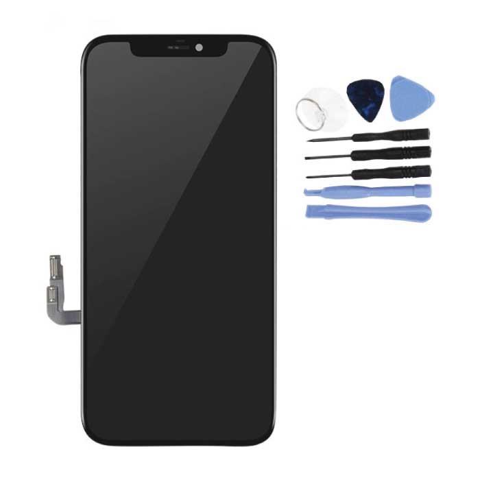 Minischermo iPhone 12 (Touchscreen + OLED + Parti) Qualità AAA+ - Nero + Strumenti