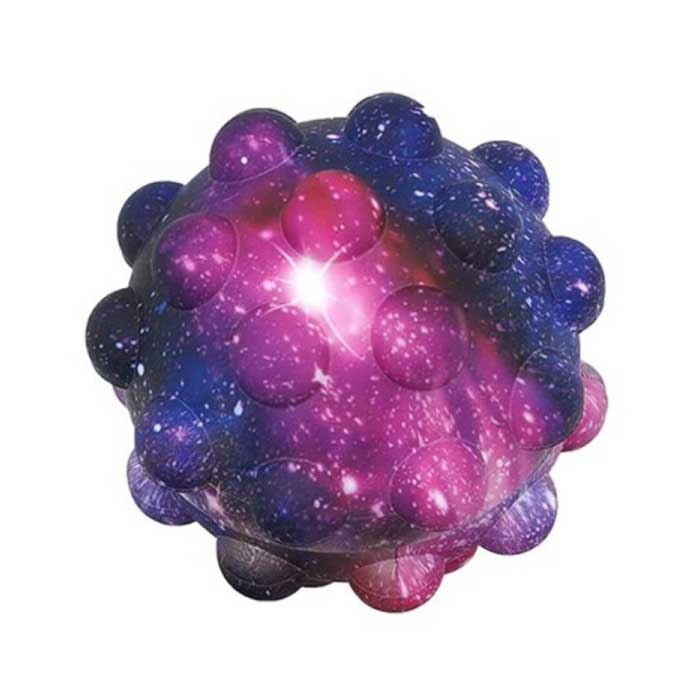 Pop It Stress Ball - Squishy Fidget Anti Stress Squeeze Ball Toy Bubble Ball Silicone Space