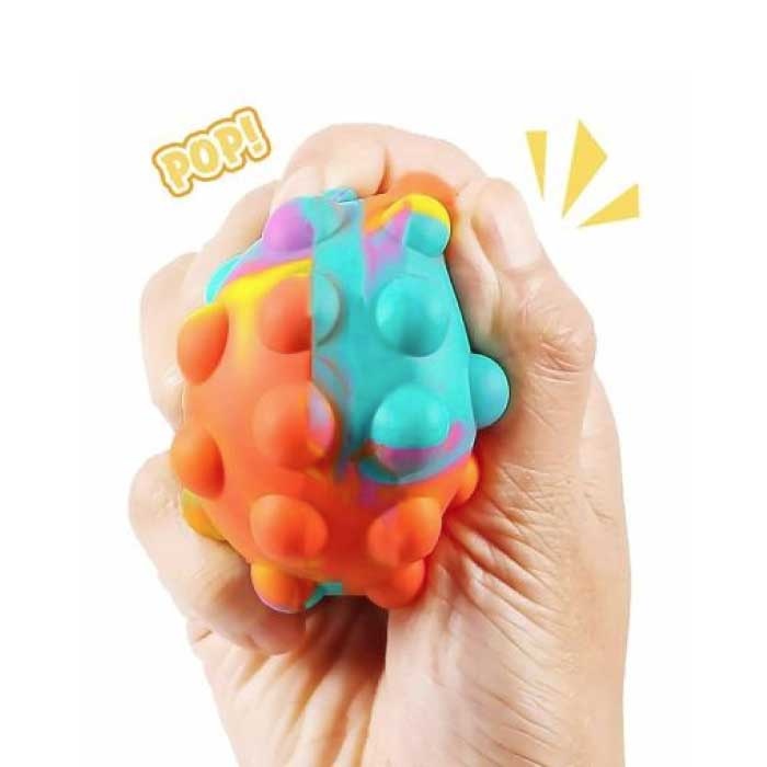 Pop It Balle Anti-Stress - Squishy Bubble Fidget Anti-Stress Squeeze Ball