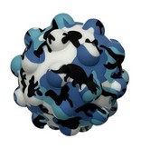 Stuff Certified® Pop It Stressbal - Squishy Fidget Anti Stress Knijpbal Speelgoed Bubble Bal Siliconen Blauw Camo