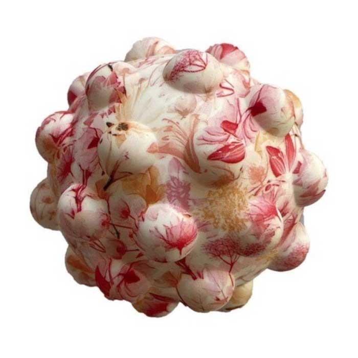 Pop It Stress Ball - Squishy Fidget Anti Stress Squeeze Ball Toy Bubble Ball Silicone Flowers