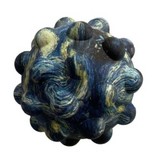 Stuff Certified® Pop It Stressbal - Squishy Fidget Anti Stress Knijpbal Speelgoed Bubble Bal Siliconen Sterrennacht