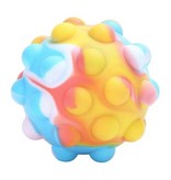 Stuff Certified® Pop It Stressbal - Squishy Fidget Anti Stress Knijpbal Speelgoed Bubble Bal Siliconen Regenboog