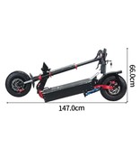 OBARTER X5 Elektrische Step - Vouwbaar / Krachtig / Hoge Snelheid - Off-Road Smart E Scooter - 2800W - 85 km/u - 13 inch Wielen - Zwart