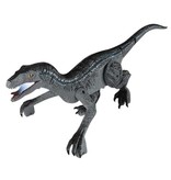 JOCESTYLE Dinosauro Velociraptor RC con telecomando - Robot controllabile giocattolo grigio - Copy