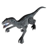 JOCESTYLE Dinozaur RC Velociraptor z pilotem - zdalnie sterowany robot szary - Copy