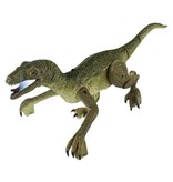 JOCESTYLE Dinosauro Velociraptor RC con telecomando - Robot controllabile giocattolo grigio - Copy