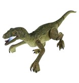 JOCESTYLE RC Velociraptor Dinosaurier mit Fernbedienung - Spielzeug-steuerbarer Roboter Grau - Copy