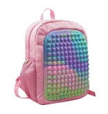 Stuff Certified® Mochila Mini Pop It para niños - Bolsa de burbujas antiestrés para juguetes blandos rosa