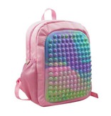 Stuff Certified® Mini Pop It Backpack for Kids - Anti-Stress Fidget Soft Toys Bubble Bag Glossy White