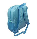 Stuff Certified® Mini Pop It Sac à Dos Enfant - Anti-Stress Fidget Peluche Bubble Bag Noir Brillant Bleu-Blanc