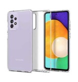 SGP Hybrid Etui Full Body 360° do Samsung Galaxy A02 - Pełna ochrona Przezroczyste silikonowe etui z TPU + folia ochronna na ekran z PET