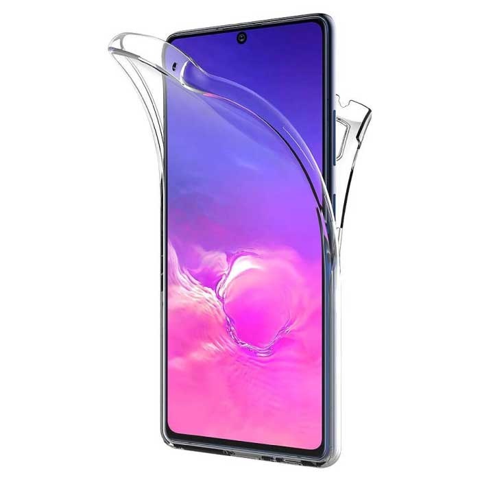 SGP Hybrid Coque Samsung Galaxy A13 5G Full Body 360° - Coque en silicone TPU transparente à protection complète + Protecteur d'écran PET