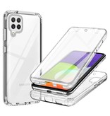 SGP Hybrid Etui Full Body 360° do Samsung Galaxy A22 - Pełna ochrona Przezroczyste silikonowe etui z TPU + folia ochronna na ekran z PET