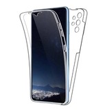 SGP Hybrid Coque Samsung Galaxy A52 4G Full Body 360° - Coque en silicone TPU transparente avec protection complète + Protecteur d'écran PET