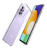 SGP Hybrid Samsung Galaxy A52 4G Ganzkörper-360°-Hülle – Vollständiger Schutz durchsichtige TPU-Silikonhülle + PET-Displayschutzfolie