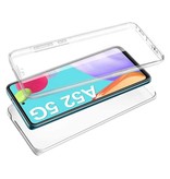 SGP Hybrid Samsung Galaxy A52 5G Full Body 360° Case - Pełna ochrona Przezroczyste silikonowe etui TPU + folia ochronna PET