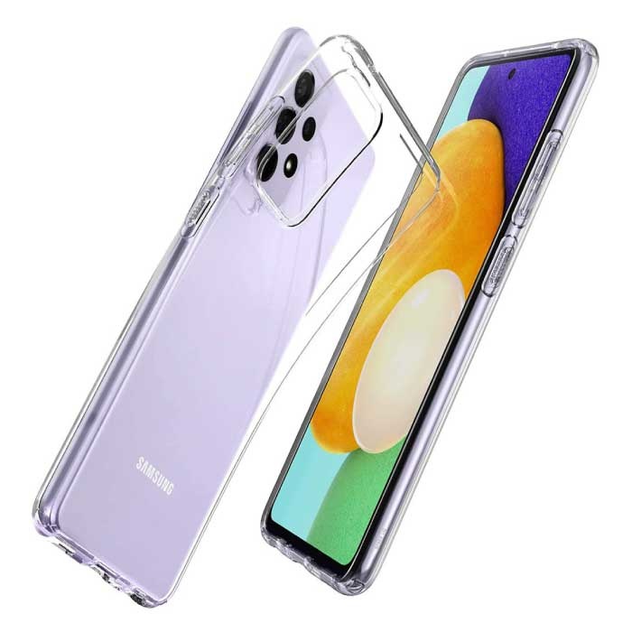 Custodia a 360° per Samsung Galaxy A53 Full Body - Custodia in silicone TPU trasparente a protezione totale + Pellicola salvaschermo in PET