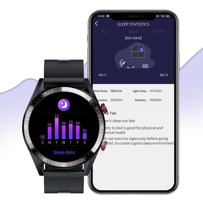 Aanzetten Toepassen Van toepassing Smartwatch met Bloeddrukmeter en Zuurstofmeter Fitness Sport Tracker |  Stuff Enough.be