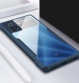 Stuff Certified® Custodia protettiva per paraurti trasparente Xiaomi Poco X4 Pro Custodia in silicone TPU anti-shock blu