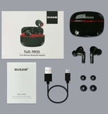 RUSAM Écouteurs sans fil AR30 - Écouteurs pour casque TWS Écouteurs Bluetooth 5.2 Écouteurs Noir