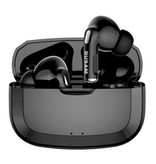 RUSAM Bezprzewodowe słuchawki AR30 - Słuchawki douszne TWS Bluetooth 5.2 Słuchawki douszne Czarne
