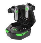 YEINDBOO Kabellose Kopfhörer - Gaming-Headset Touch Control-Ohrhörer TWS Bluetooth 5.2-Ohrhörer Ohrhörer Weiß