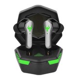 YEINDBOO Kabellose Kopfhörer - Gaming-Headset Touch Control-Ohrhörer TWS Bluetooth 5.2-Ohrhörer Ohrhörer Weiß